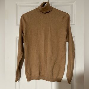 GAP Women's Camel Turtleneck Sweater